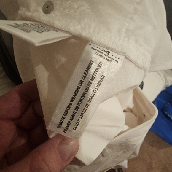 Never Worn, No Tags White Laura Ashley 22W Straight-Leg Jeans - Picture 9 of 9